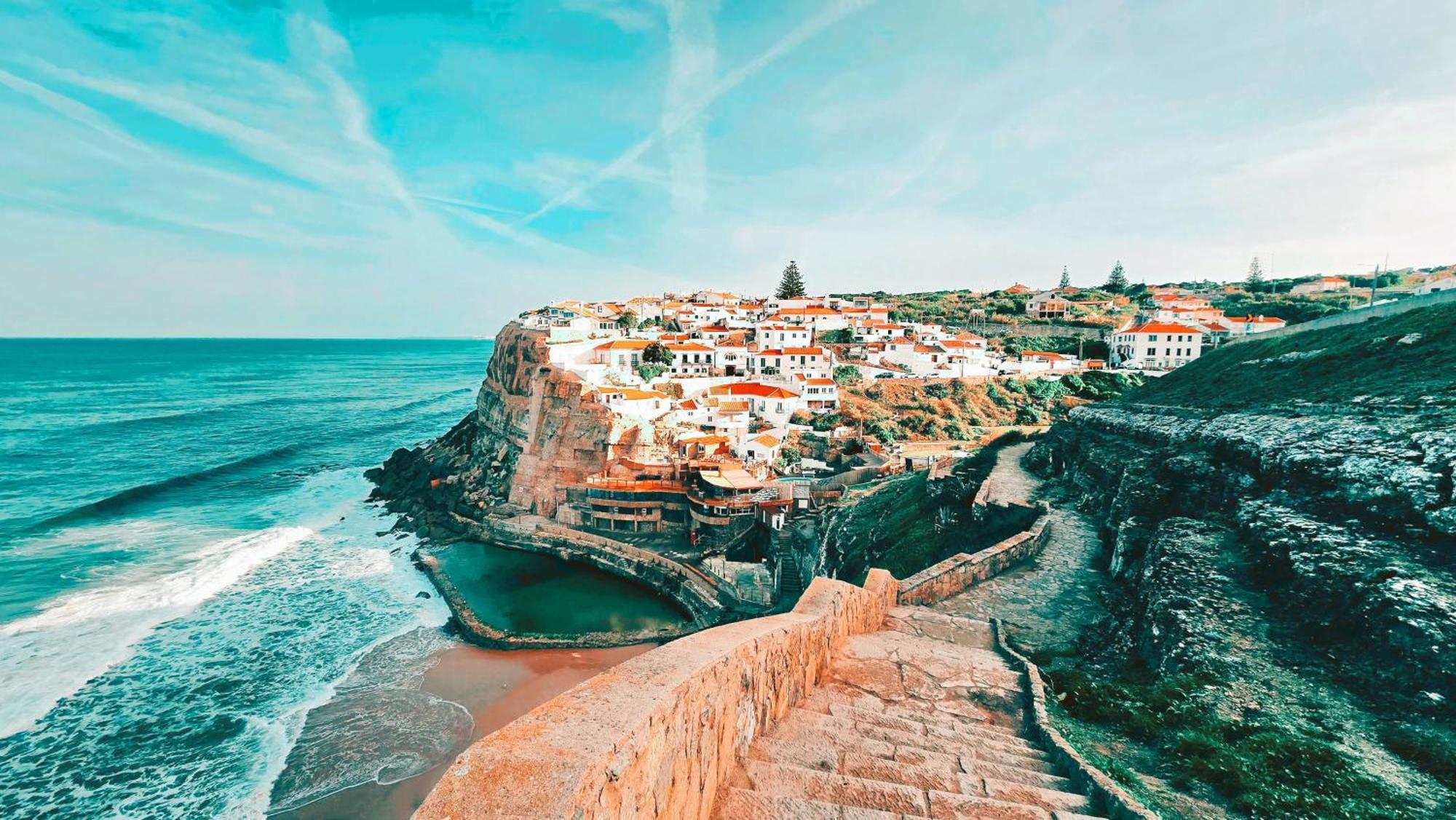 Um Lugar Ao Sol Beach House Azenhas Do Mar Синтра Экстерьер фото