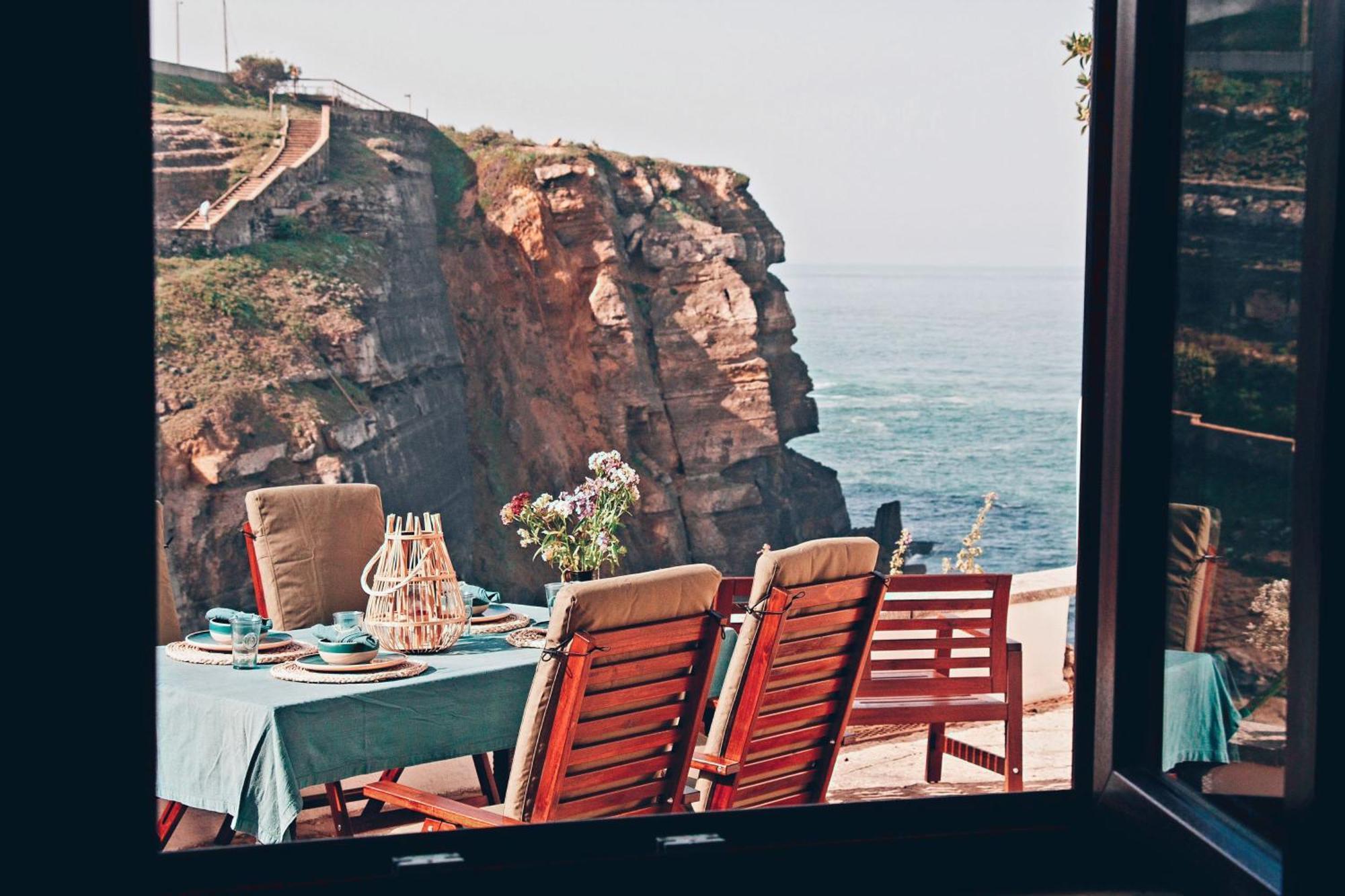 Um Lugar Ao Sol Beach House Azenhas Do Mar Синтра Экстерьер фото